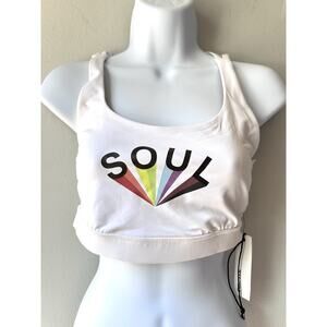 NWT Lululemon for Soulcycle Sz 10 Energy White Bra Retail $65